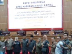 Rapat Paripurna Kabupaten Musi Rawas Dipimpin Langsung Oleh ketua DPRD Firdaus Cik Olah