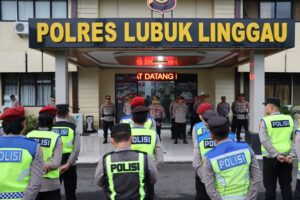Perkuat Stabilitas Jelang PSU, Polres Lubuk Linggau Kerahkan Personel ke Empat Lawang