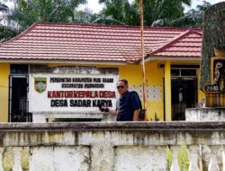 Kondisi Memprihatinkan Kantor Desa Sadar Karya, Tak Terawat dan Kumuh seperti Kandang Kambing