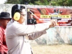 Lomba Menembak Polres Mura Wujudkan Sinergi Lintas Instansi Sambut Hari Bhayangkara ke-79