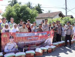 Touring Bansos Polres Mura, Wujud Kepedulian Humanis di Hari Bhayangkara ke-79.