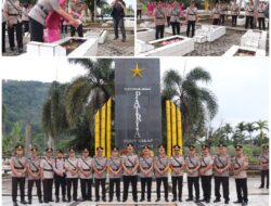Ziarah Pahlawan, Wujud Penghormatan Polres Musi Rawas Sambut Hari Bhayangkara ke-79