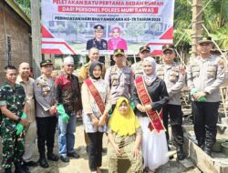 Program Bedah Rumah BERDULUR Polres Mura, Wujud Nyata Kepedulian untuk Warga Muara Kelingi.