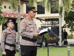Pimpin Sertijab Sembilan Perwira, Kapolres Musi Rawas : Langsung Berinovasi, Berkreasi dan Berkarya Dalam Membangun dan Mengembangkan Polres Musi Rawas