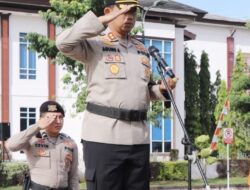 Siaga Darurat Bencana Asap, Kapolres Musi Rawas Pimpin Apel Kesiapsiagaan Bencana Asap Akibat Karhutlabun