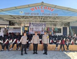 Polsek Pagaralam Utara Hadir di Tengah Siswa Baru, Tanamkan Disiplin dan Wawasan Bahaya Narkoba Sejak Dini.