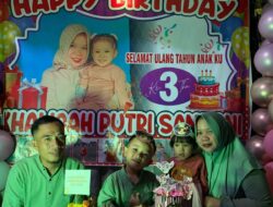 Ulang Tahun Khaliqa Putri Sanjani ke-3, Doa Sang Ayah Menjadi Hadiah Terindah