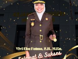 Vivi Eka Fatma Resmi Pimpin Kejari Musi Rawas, Komitmen Wujudkan Kejaksaan Profesional dan Berintegritas