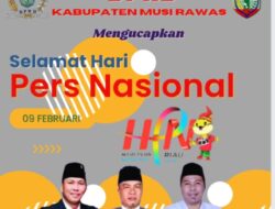 DPRD Kabupaten Musi Rawas Mengucapkan Selamat Hari Pers Nasional Tahun 2025