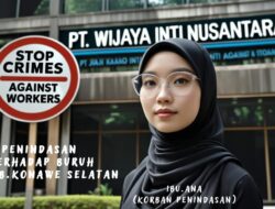 Miris: Seorang Buruh Perempuan Menuntut Haknya Bukannya Dibayarkan Malah Dipenjarakan oleh PT WIN