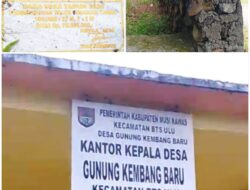 Pembangunan Talud Rp78,5 Juta di Desa Gunung Kembang Baru Dipertanyakan, Kepala Desa Tak Dapat Dihubungi