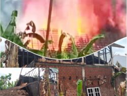 Rumah Warga di Muara Beliti Ludes Terbakar Saat Ditinggal Kerja, Kerugian Capai Rp80 Juta