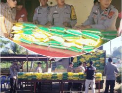 Berkat Sinergitas Polres Musi Rawas Bersama Polsek STL Ulu Terawas dan Bulog, Hanya Waktu 5 Jam, 17 Ton Beras Ludes Terjual