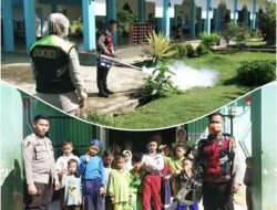 Cegah Demam Berdarah, Siddokes Bersama Dinkes Lakukan Fogging di Lingkungan Polres Musi Rawas