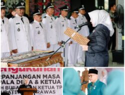 Bupati Musi Rawas Kukuhkan 13 Kepala Desa, Tegaskan Perpanjangan Masa Jabatan dan Penguatan PKK