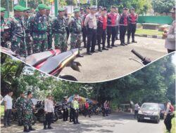 Tingkatkan Kamtibmas, Polres Mura Bersama Kodim 0406 Gelar Patroli Skala Besar dan Penyekatan di Tugumulyo