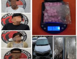 Satres Narkoba Polres Lubuk Linggau Ringkus Empat Pelaku, Sita 108 Butir Ekstasi