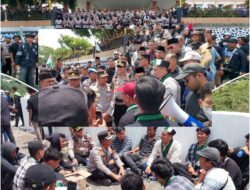Kapolres Lubuklinggau Duduk Bersama Massa, Aksi Damai Jadi Teladan Demokrasi Sehat