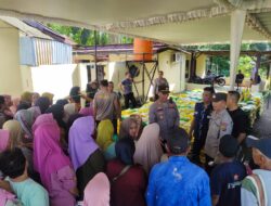 Terapkan Gerakan Pangan Murah, Polres Musi Rawas Bersama Bulog Lubuklinggau, 35 Ton Beras Ludes Terjual di Purwodadi dan Jayaloka