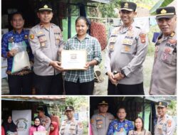 Kapolres Mura Terjun Langsung Salurkan Bansos untuk Warga Terdampak Banjir di Tuah Negeri