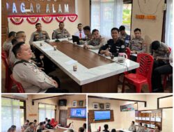 Polres Pagar Alam Ikuti Zoom Meeting Mabes Polri, Kapolres Tegaskan Komitmen Quick Wins