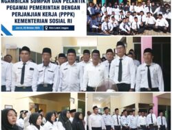 57 SDM PKH Musi Rawas Resmi Dilantik Jadi ASN PPPK, Momentum Baru Tingkatkan Profesionalitas Pelayanan Sosial