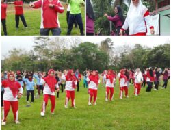 Semangat Sehat dan Silaturahmi: Camat Tugumulyo dan Kades Q2 Wonorejo Kompak Gerakkan Warga Lewat Senam Jumat Berkah