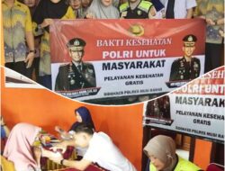 Si Dokkes Polres Musi Rawas Hadir di Tengah Warga, Puluhan Warga Q2 Wonorejo Antusias Dapat Layanan Kesehatan Gratis