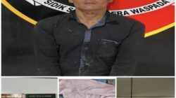 Akibat Cemburu, Polsek STL Ulu Terawas Bersama Satreskrim Polres Musi Rawas Tangkap Suami Bacok Istri
