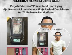Gerebek Pondok Narkoba di Perkebunan Sukorejo! Pengedar Sabu 6,94 Gram Ditangkap Satres Narkoba Polres Musi Rawas