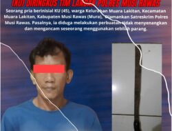 Ancam Warga dengan Parang, Pria di Muara Lakitan Ditangkap Tim Landak Polres Musi Rawas
