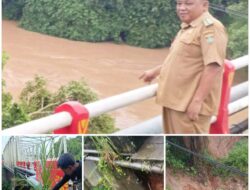 Camat Muara Beliti Tinjau Longsor di Dekat Jembatan Air Beliti Jalan Nasional: Akses Vital Lubuklinggau–Palembang Terancam