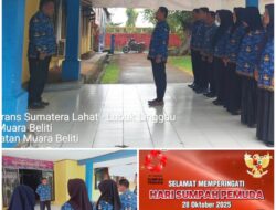 Camat Muara Beliti Supriadi Ajak ASN Tanamkan Semangat Sumpah Pemuda: Bersatu, Kompak, dan Bermartabat.