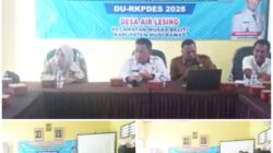 Camat Muara Beliti Buka Musrenbangdes Air Lesing 2026: Tekankan Sinergi dan Peran Aktif Perangkat Desa