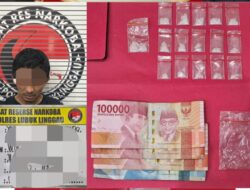 Tim Khusus Sat Resnarkoba Bekuk Pria Pengedar Sabu, 16 Paket Diamankan