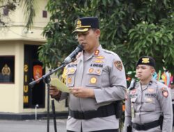Kapolres Musi Rawas Pimpin Kenaikan Pangkat 46 Personel, Tegaskan Pangkat adalah Amanah dan Tanggung Jawab
