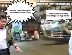 Truk Batu Bara Melintasi Jalan Umum di Kota Lubuklinggau, Zainuri: Dishub dan Polres Lubuklinggau Kemana?