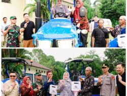 Dorong Pertanian Modern, Bupati Ratna Machmud Serahkan Traktor Roda 2 dan 4 untuk Petani Musi Rawas