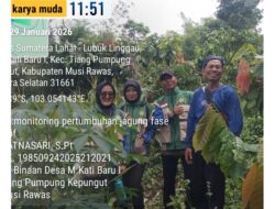 PPL Turun Langsung ke Lahan, Temukan Banyak Kendala pada Tanaman Jagung Petani Desa Muara Kati Baru 1