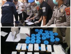 Tindak Lanjut Arahan Wakapolri, Kapolda Sumsel Pimpin Tes Urine Mendadak Seluruh Personel.