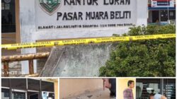 Aspirasi Tak Digubris, Massa Mengamuk Kantor Lurah Pasar Muara Beliti Dirusak