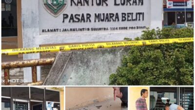 Aspirasi Tak Digubris, Massa Mengamuk Kantor Lurah Pasar Muara Beliti Dirusak