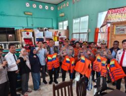 Kapolres Musi Rawas Tinjau BPBD, Soroti Kesiapan Alat Bencana dan Antisipasi Risiko di Wisata Air Jelang Idul Fitri.