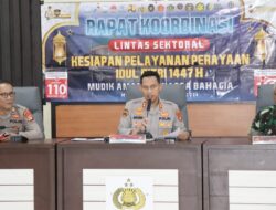 Kapolres Musi Rawas Pimpin Rakor Lintas Sektoral Ops Ketupat Musi 2026, Siapkan Pengamanan Mudik Lebaran