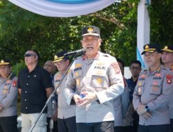 Polda Sumsel Uji Kesiapan Personel Lewat Simulasi Sispamkota di Shooting Range JSC Palembang.