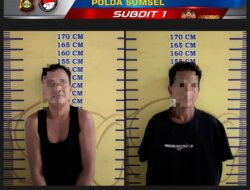 Dua Kakak Beradik Pengedar Sabu 202 Gram di Sanga Desa MUBA Diringkus, Satu Berdomisili di Jakarta Barat.