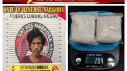 Polda Sumsel Bongkar Penyelundupan 204 Gram Sabu di Lubuk Linggau, Residivis Tak Berkutik Terjaring Undercover Buy