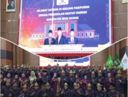 Paripurna Istimewa HUT ke-83 Kabupaten Musi Rawas, Ketua DPRD Firdaus Tekankan Sinergi dan Kematangan Pembangunan Daerah