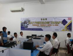 Rekrutmen Bersih Polri: Polda Sumsel Laksanakan Tes Psikologi CAT Akpol 2026 dengan Pengawasan Internal dan Eksternal.