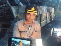 Kapolres Musi Rawas Utara Update Penanganan Laka Muratara: Tim DVI Identifikasi Korban Terbakar Bus ALS dan Truk Tangki